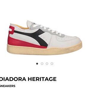 Diadora Heritage Sneakers - White, Red, Black